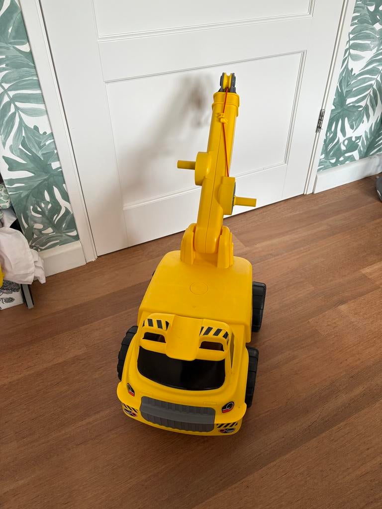 BIG Maxi hijskraan om op te rijden, Ophalen