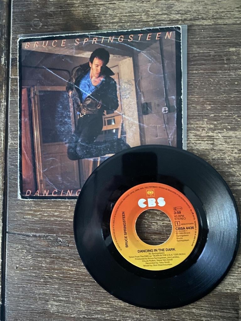 Bruce Springsteen – Dancing In The Dark, Cd's en Dvd's, Vinyl Singles, Gebruikt, 7 inch, Single, Ophalen of Verzenden
