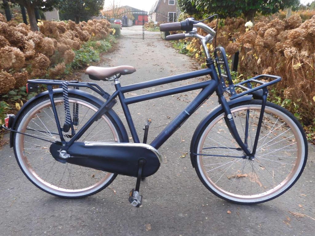 Mooie 26" Cortina U4 jeans met 3 versnellingen en voorrek, Fietsen en Brommers, Versnellingen, Niet ingevuld, Zo goed als nieuw