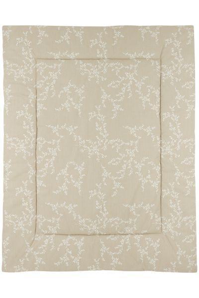 Meyco boxkleed Branches beige, Kinderen en Baby's, Boxen, Nieuw, Rechthoekig, Boxkleed, Ophalen of Verzenden