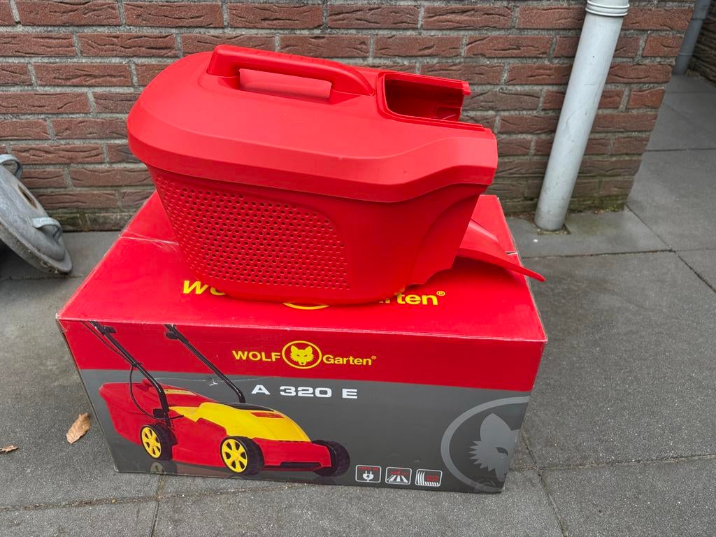Grasmaaier bak Wolf Garten A 320 E, Ophalen, Cirkelmaaier, Elektrische grasmaaier, Nieuw