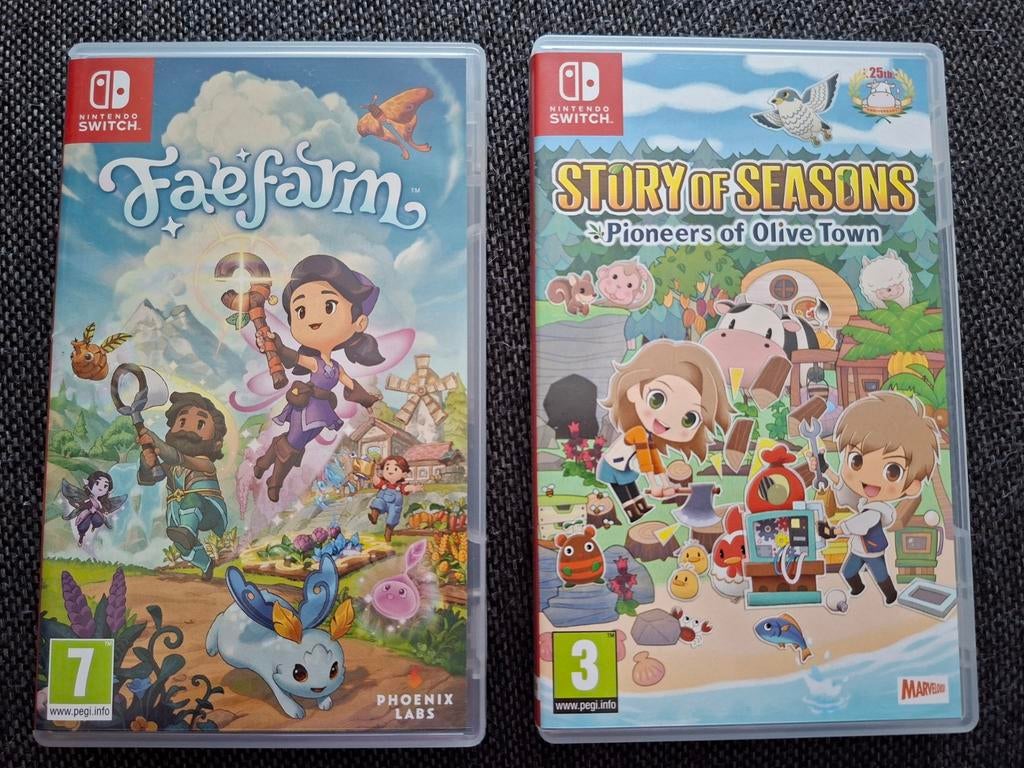 Nintendo Switch games: Fae Farm & Story of Seasons, Spelcomputers en Games, Games | Nintendo Switch, 1 speler, Ophalen of Verzenden