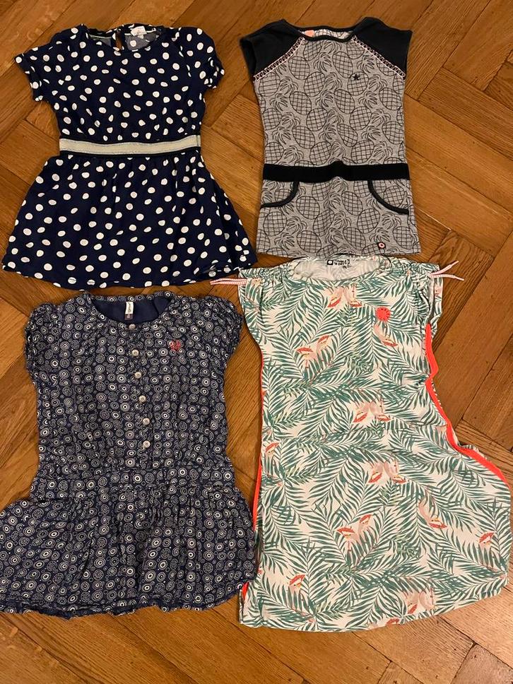 4 Jurkjes Maat 98/104: Tumble 'n Dry, Like Flo, Kidzface, HE, Kinderen en Baby's, Kinderkleding | Overige, Zo goed als nieuw, Meisje