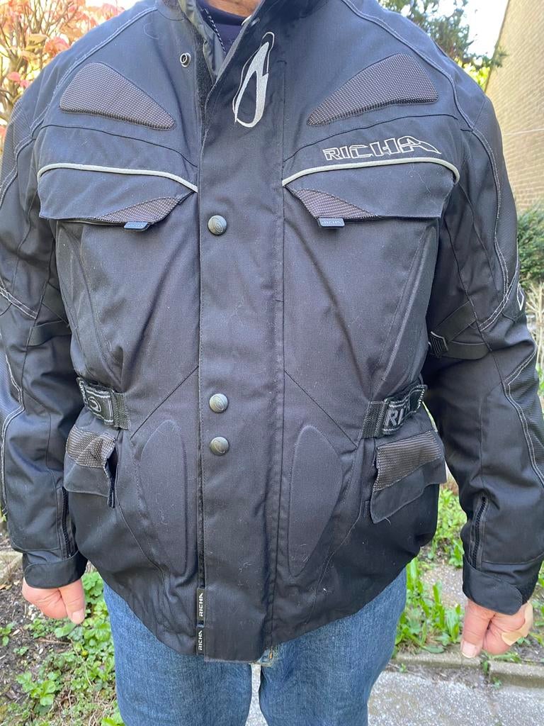 Richa motorjas met bescherming-shells 4xl, Ophalen of Verzenden, Nieuw zonder kaartje, Heren, Jas | textiel
