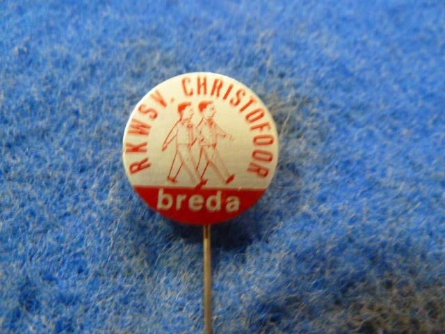 Speldje RKWSV Christofoor Breda, Verzamelen, Speldjes, Pins en Buttons, Ophalen of Verzenden, Zo goed als nieuw, Overige onderwerpen