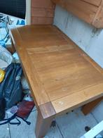 Houten tafel, Huis en Inrichting, Tafels | Eettafels, Ophalen, Rechthoekig, 50 tot 100 cm