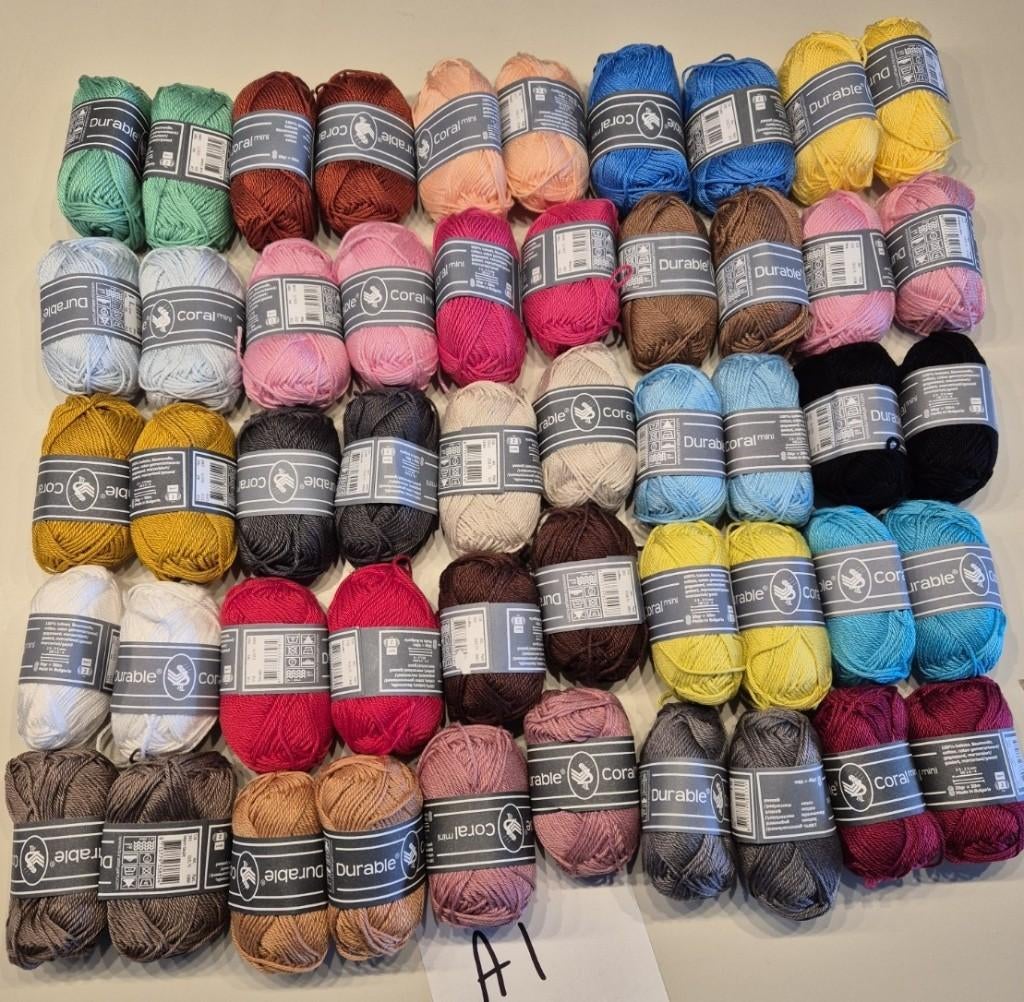 Durable Coral Mini 50 bolletjes A1, Hobby en Vrije tijd, Breien en Haken, Nieuw, Postbus 137 5140 AC Waalwijk, Wol of Garen, Durable@durable.nl