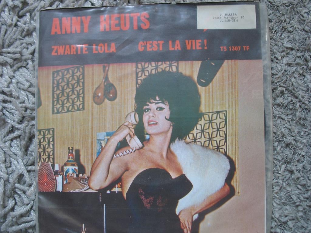 Annie Heuts - Zwarte Lola, Gebruikt, 7 inch, Single, Ophalen of Verzenden