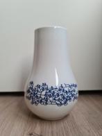 Heinen Delfts blauwe vaas "de blauwe fiets nr.1" - nieuw, Wit, Aardewerk of Porselein, Nieuw, Ophalen of Verzenden