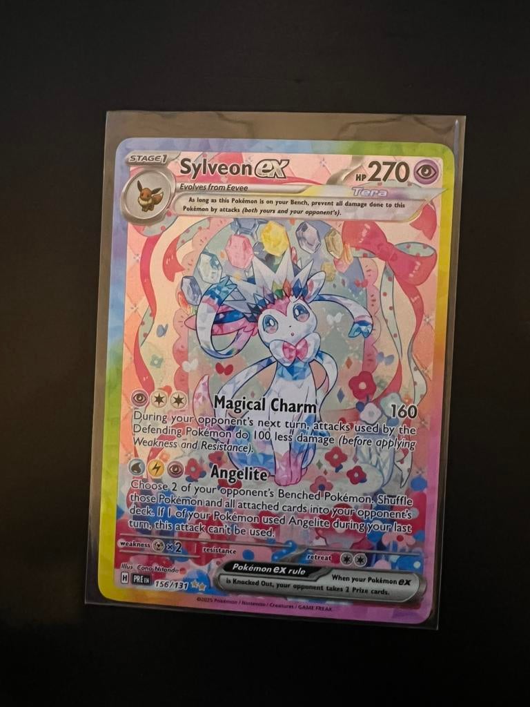 Sylveon Ex 156/131 SIR Prismatic Evolutions, Ophalen, Zo goed als nieuw
