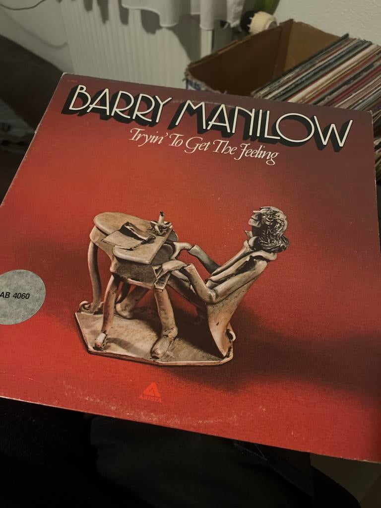 Barry Manilow - Tryin' To Get The Feeling LP Vinyl, Cd's en Dvd's, Vinyl | Pop, Ophalen, 1970 - 1979, Gebruikt, 12 inch