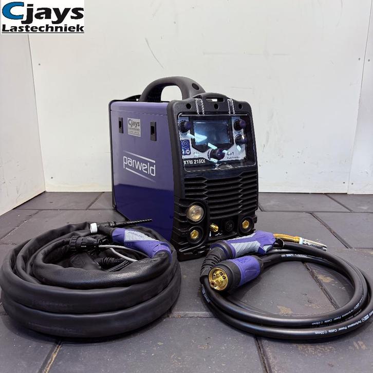 Nieuw ACDC Mig Tig Parweld XTM215Di Lasapparaat Draagbaar, Doe-het-zelf en Verbouw, Gereedschap | Lasapparaten, Nieuw, Tig, 150 tot 250 ampère