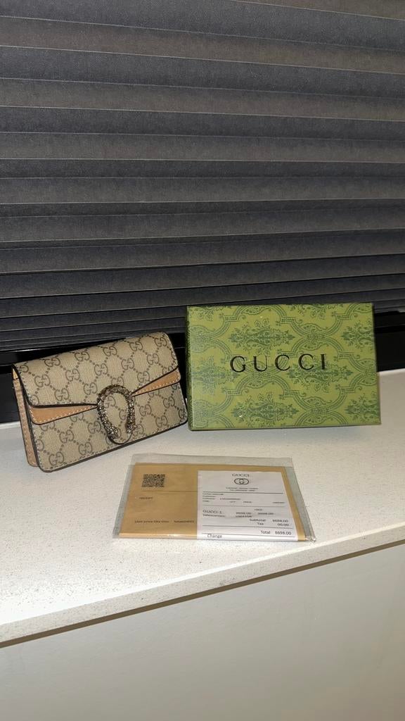 Gucci Dionysus mini tasje, Ophalen of Verzenden, Zo goed als nieuw, Zwart, Schoudertasje