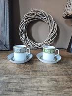 Vintage Mosa Maastricht kop en schotels – 2 sets – goudrand, Ophalen of Verzenden