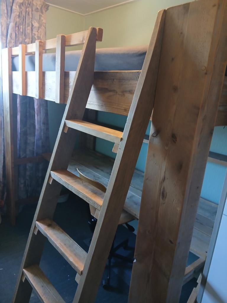 Hoogslaper, 90 cm, Eenpersoons, Ophalen of Verzenden, Zo goed als nieuw