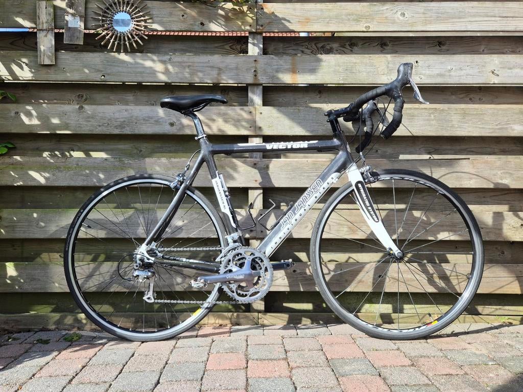 Jan Janssen racefiets | Carbon frame | Shimano Ultegra, Gebruikt, Carbon, Meer dan 20 versnellingen, 53 tot 57 cm