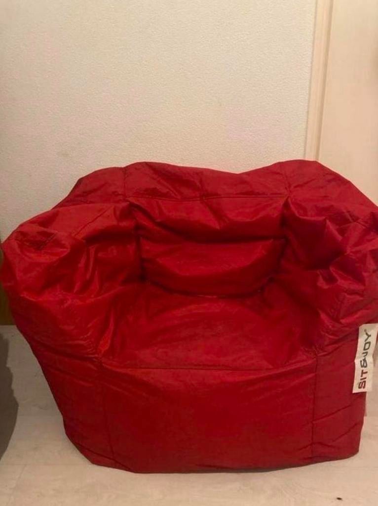 Rode zitzak, Ophalen of Verzenden, Gebruikt, Rood, Zitzak