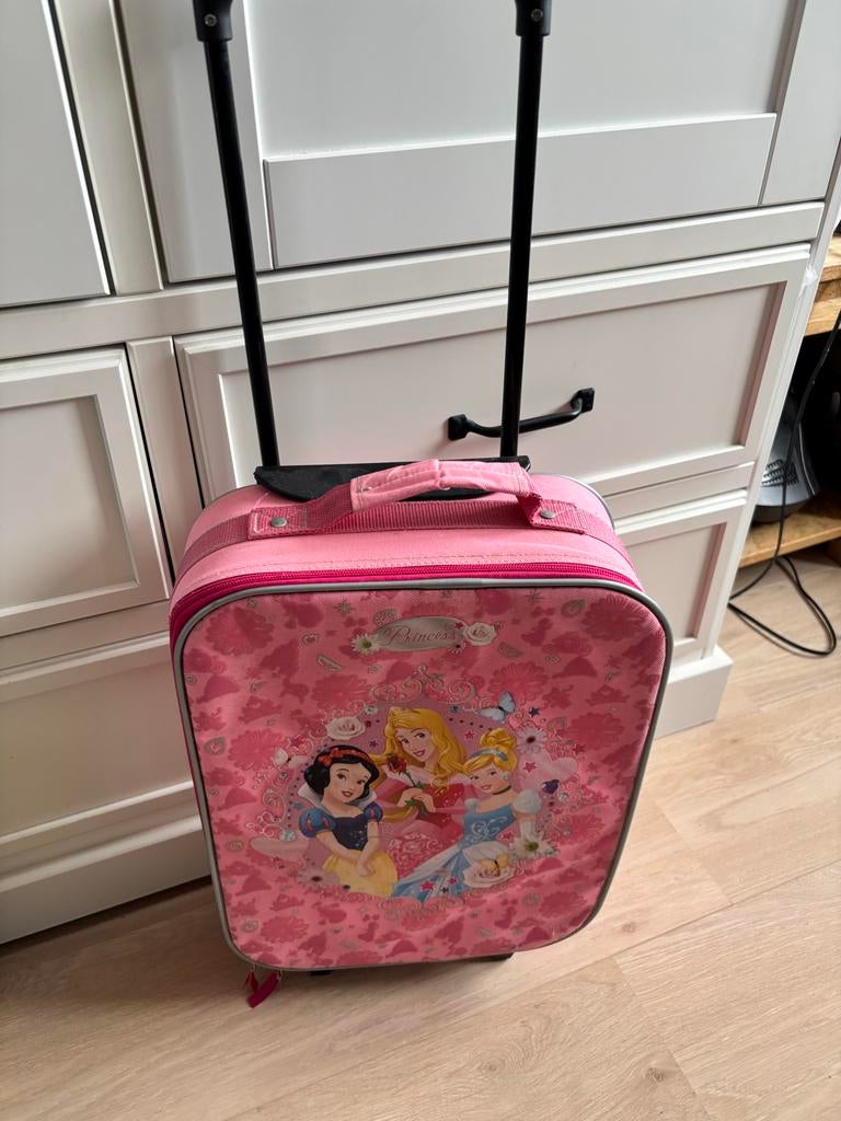Disney Meisjes Reiskoffer - Prinsessen Design, Ophalen, 40 tot 60 cm, Gebruikt, 20 tot 30 cm