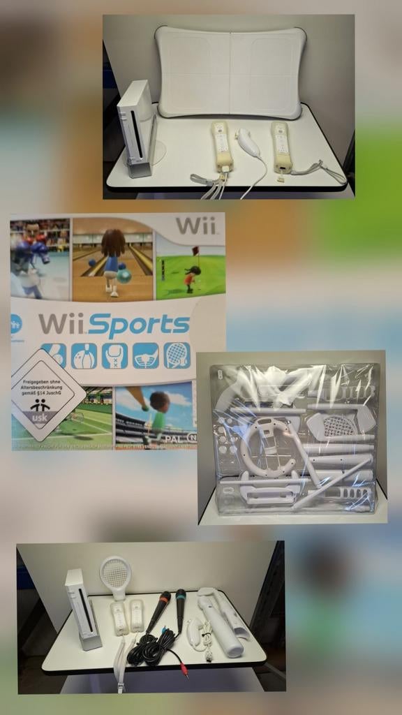 2 x Wii Console Bundel met Accessoires en Balance Board, Spelcomputers en Games, Spelcomputers | Nintendo Wii, Nintendo, Gebruikt