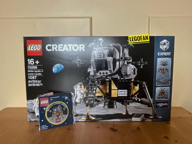 🆕NIEUW (SEALED): LEGO 10266 NASA Maanlander & 5005907 Patch, Kinderen en Baby's, Speelgoed | Duplo en Lego, Nieuw, Lego, Complete set