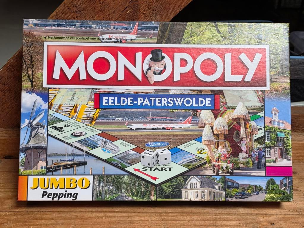 Monopoly " Eelde-Paterswolde " Nette staat & compleet, Ophalen of Verzenden, Zo goed als nieuw