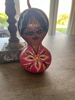 Kalebas handbeschilderd, Antiek en Kunst, Ophalen of Verzenden