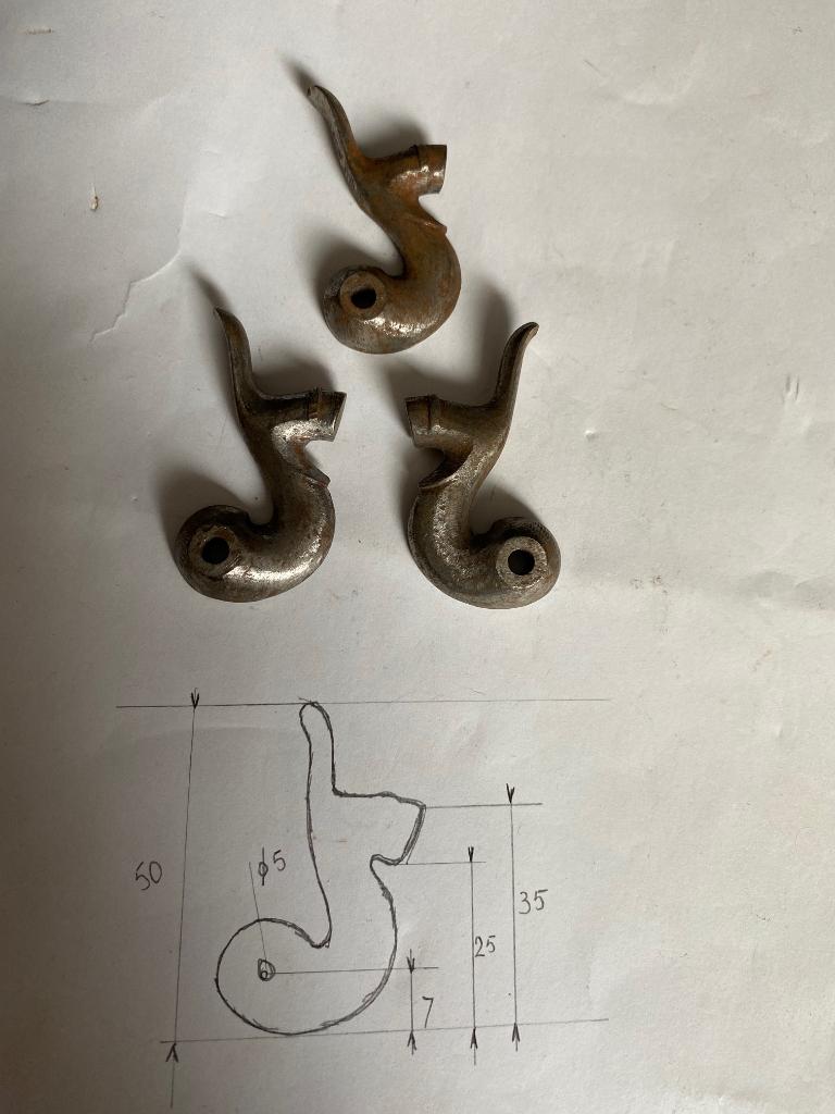 Setjes originele hamers voor antieke centraalvuur geweren, Antiek en Kunst, Ophalen of Verzenden