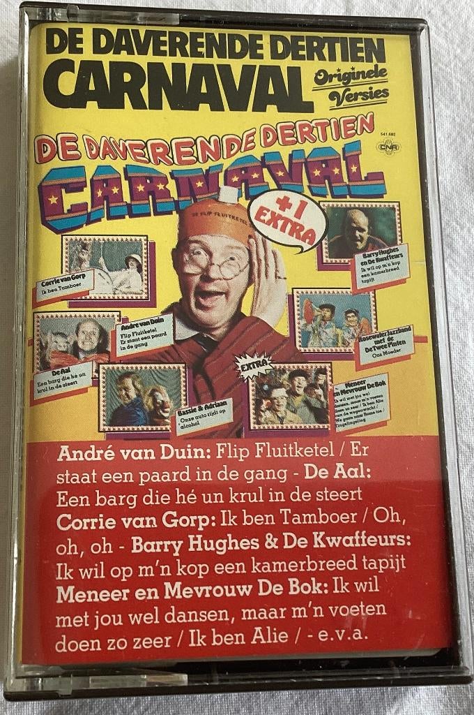 De Daverende Dertien Carnaval + 1 Extra MC, Gebruikt, 1 bandje, Ophalen of Verzenden, Origineel