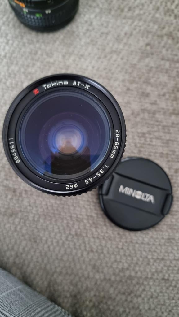 Tokina AT-X 28-85mm f/3.5-4.5 lens voor Minolta, Ophalen of Verzenden, Gebruikt, Standaardlens, Zoom