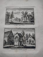225/226 De Bilt en St. Petronella Kapel Kopergravure dl 3, Antiek en Kunst, Kunst | Etsen en Gravures, Ophalen of Verzenden