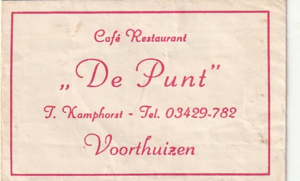 Suikerzakje #856 : De Punt Voorthuizen, Verzamelen, Verzenden, Nederland