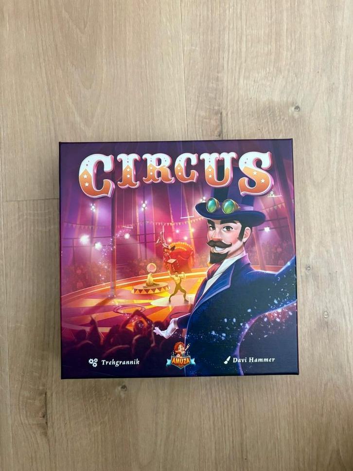 Circus Bordspel, Hobby en Vrije tijd, Gezelschapsspellen | Bordspellen, Zo goed als nieuw, Drie of vier spelers, Vijf spelers of meer