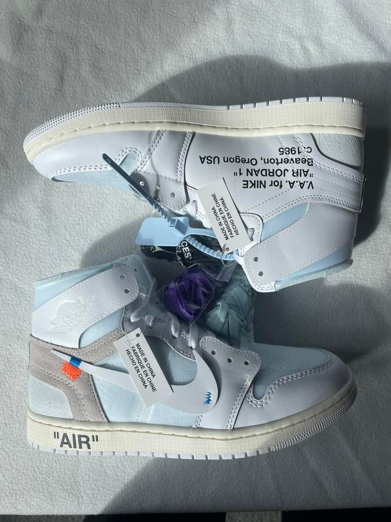 Off white jordan 1 retro high virgil Abloh Archive Alaska, Kleding | Heren, Schoenen, Ophalen of Verzenden, Zo goed als nieuw