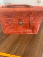 Leren briefcase vintage, Sieraden, Tassen en Uiterlijk, Tassen | Schooltassen, Ophalen, Bruin, Overige typen, Nieuw
