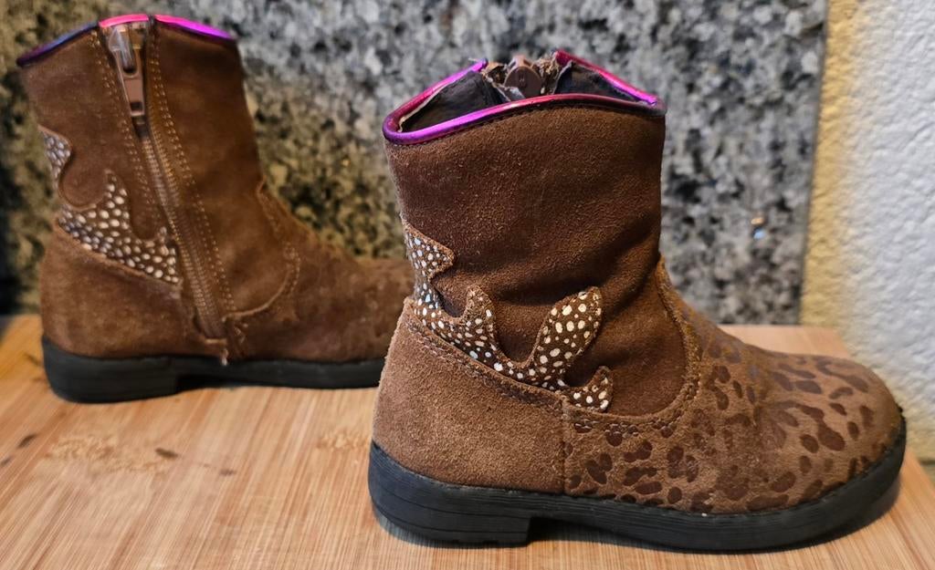 TwoDay Western Laarsjes Meisjes Maat 23 Suede - Dr. Visser, Meisje, Ophalen of Verzenden, TwoDay, Laarzen