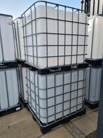 1000 liter IBC op kunststof pallet, Ophalen
