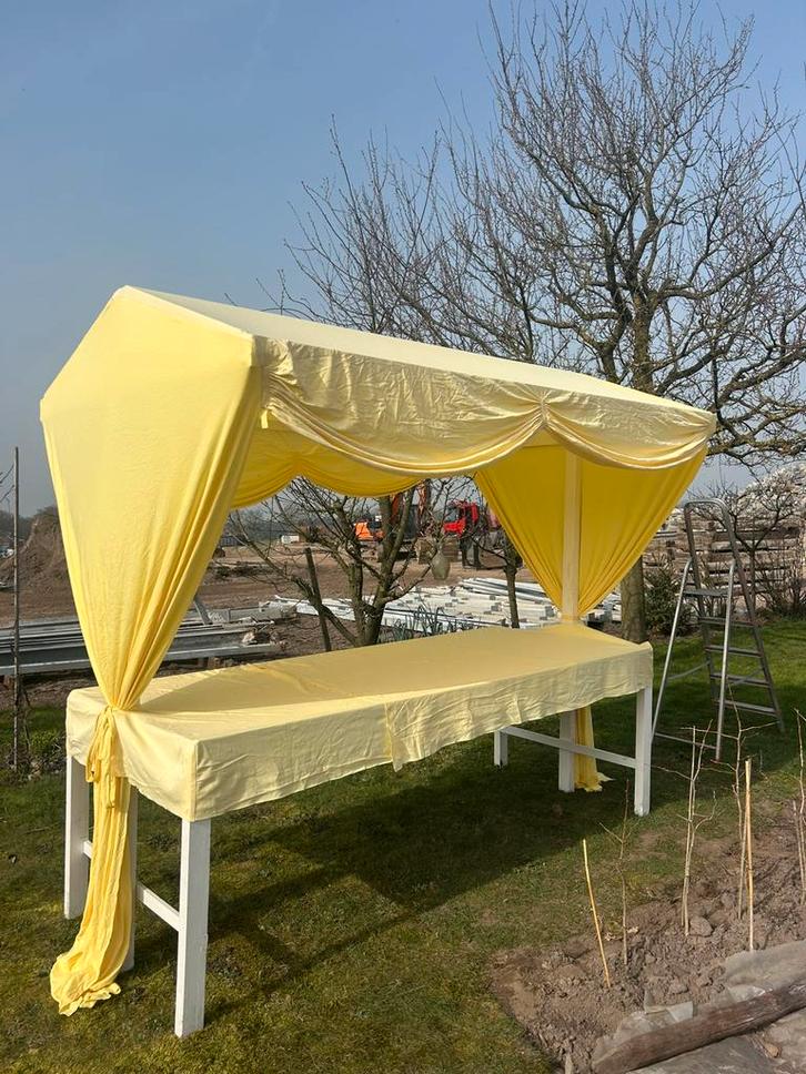 Marktkraam / kraam, Tuin en Terras, Partytenten, Zo goed als nieuw, Overige typen, 2 meter of meer, Minder dan 5 meter, Minder dan 4 meter