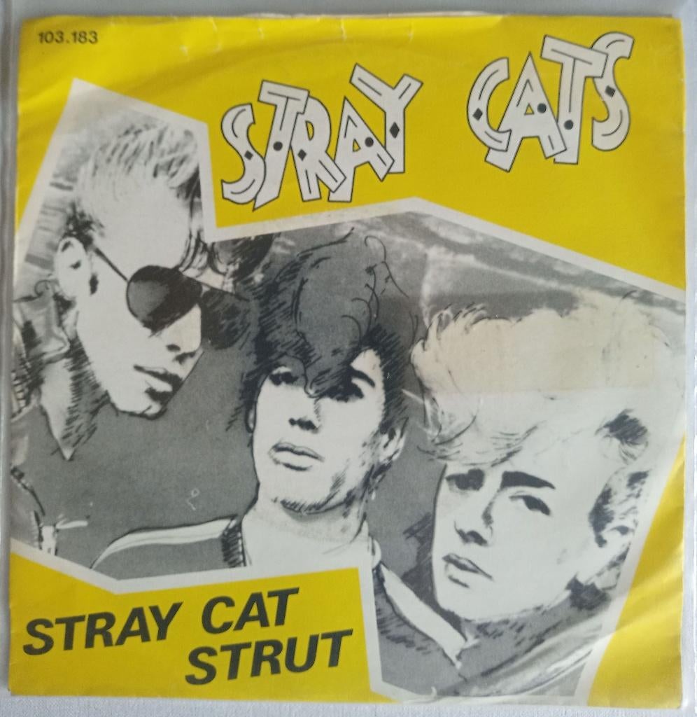 Stray Cats - Stray cat strut. VG++, Cd's en Dvd's, Vinyl Singles, Pop, Fotohoes, Ophalen of Verzenden, 1970 - 1979
