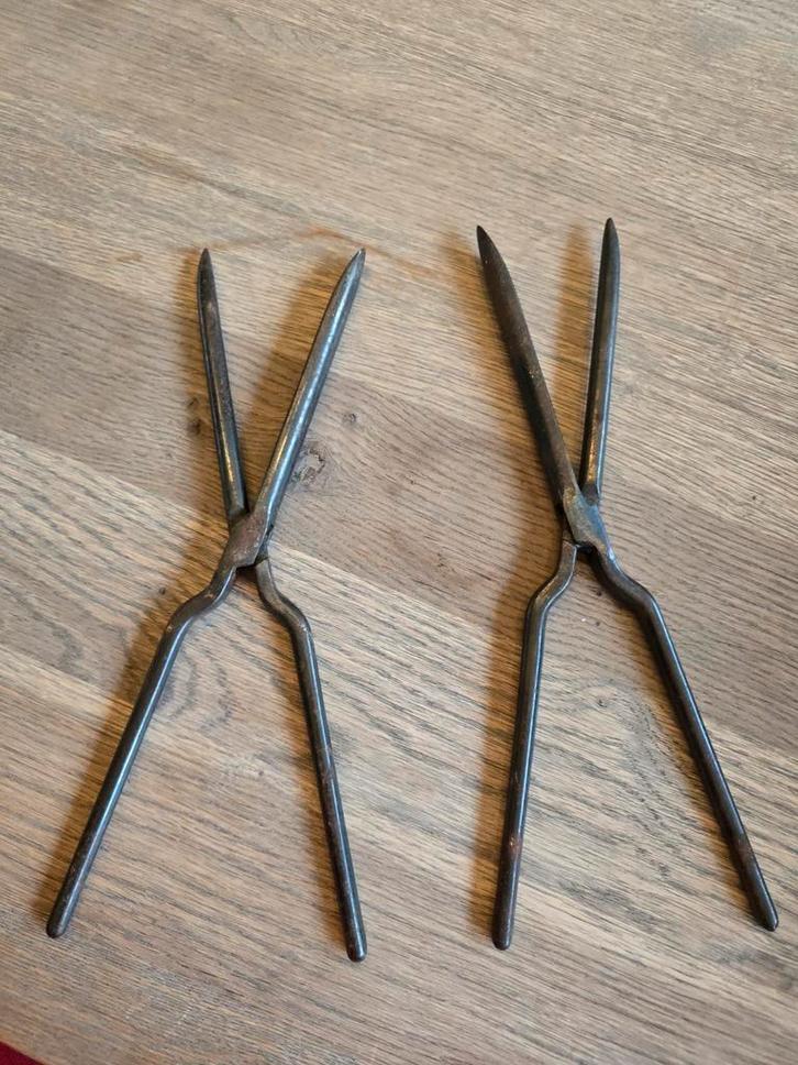 Antieke haarkrultang, Antiek en Kunst, Antiek | Gereedschap en Instrumenten, Ophalen of Verzenden