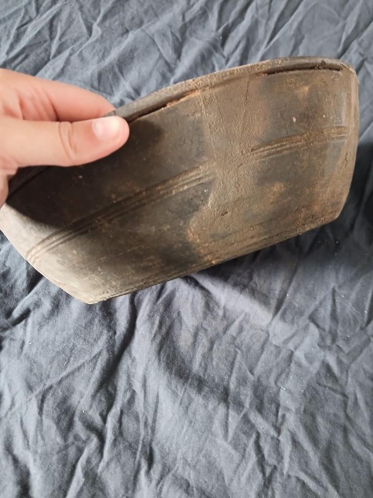 Oude houten bak, landelijk wonen, Ophalen of Verzenden, Gebruikt, Rond, Hout