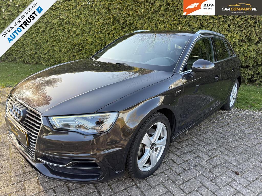 Audi A3 Sportback 1.4 e-tron |SLINE |Leer/stof |sportstuur!, Gebruikt, Bruin, Leder en Stof, Origineel Nederlands