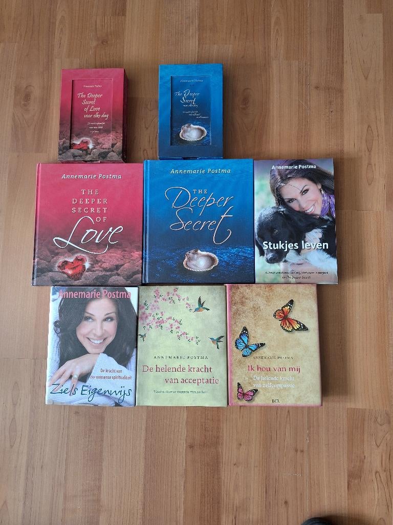 Annemarie Postma 6 boeken 2 sets Coaching kaartjes, Ophalen of Verzenden, Zo goed als nieuw, Spiritualiteit algemeen, Overige typen