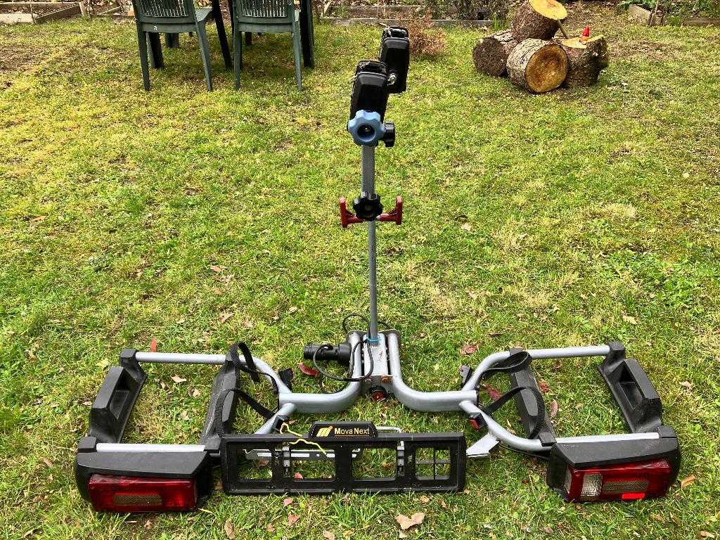 Fietsendrager Movanext Inklapbaar, Auto diversen, Ophalen, Gebruikt, 2 fietsen, Trekhaakdrager