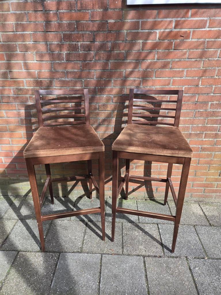 2 nette barkrukken, Huis en Inrichting, Barkrukken, Ophalen