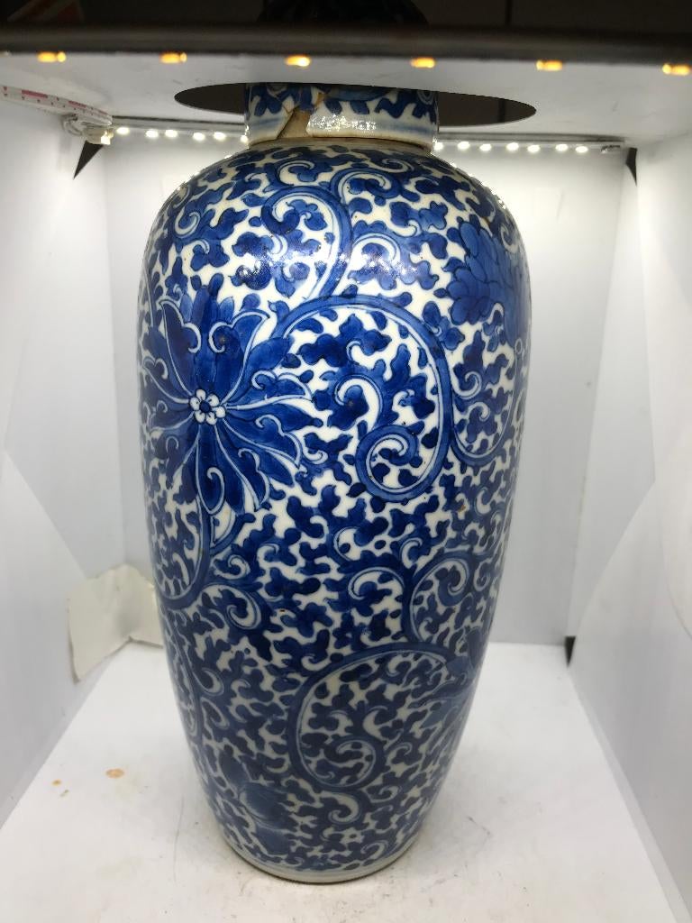 chinees antiek porselein dekselvaas, Ophalen