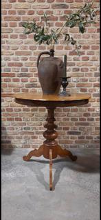 Antieke Louis Philippe Biedermeier ronde tafel wijntafel, Ophalen