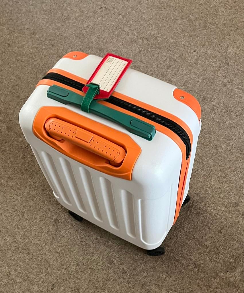 Kleine koffer postcodeloterij - nieuw, Ophalen, 50 tot 60 cm, Hard kunststof, Zo goed als nieuw