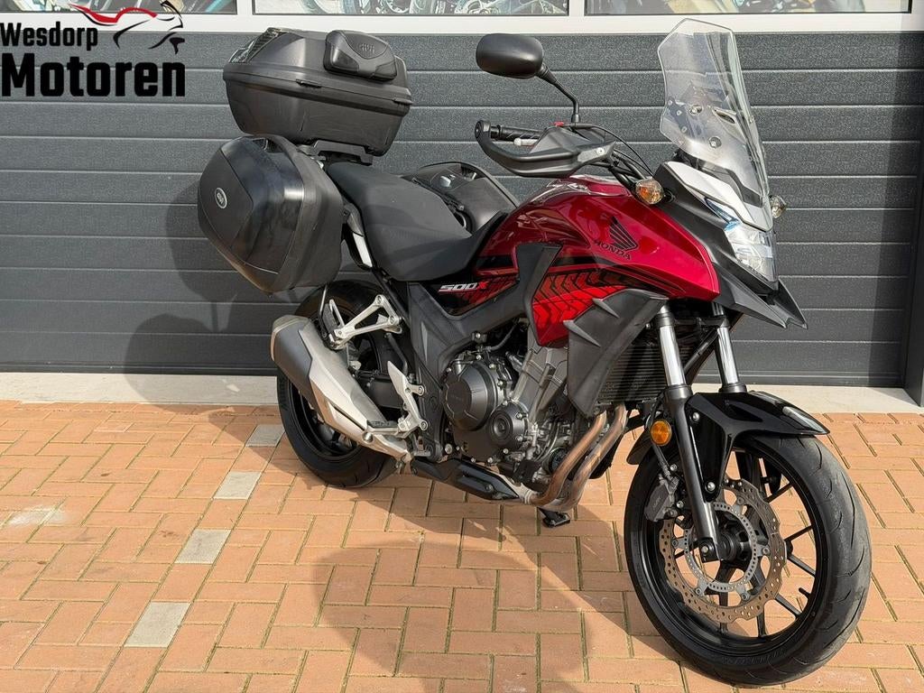 HONDA CB 500 X ABS A2 35KW Volledige Historie 3 koffers, 2 cilinders, HONDA, Bedrijf, Onbekend