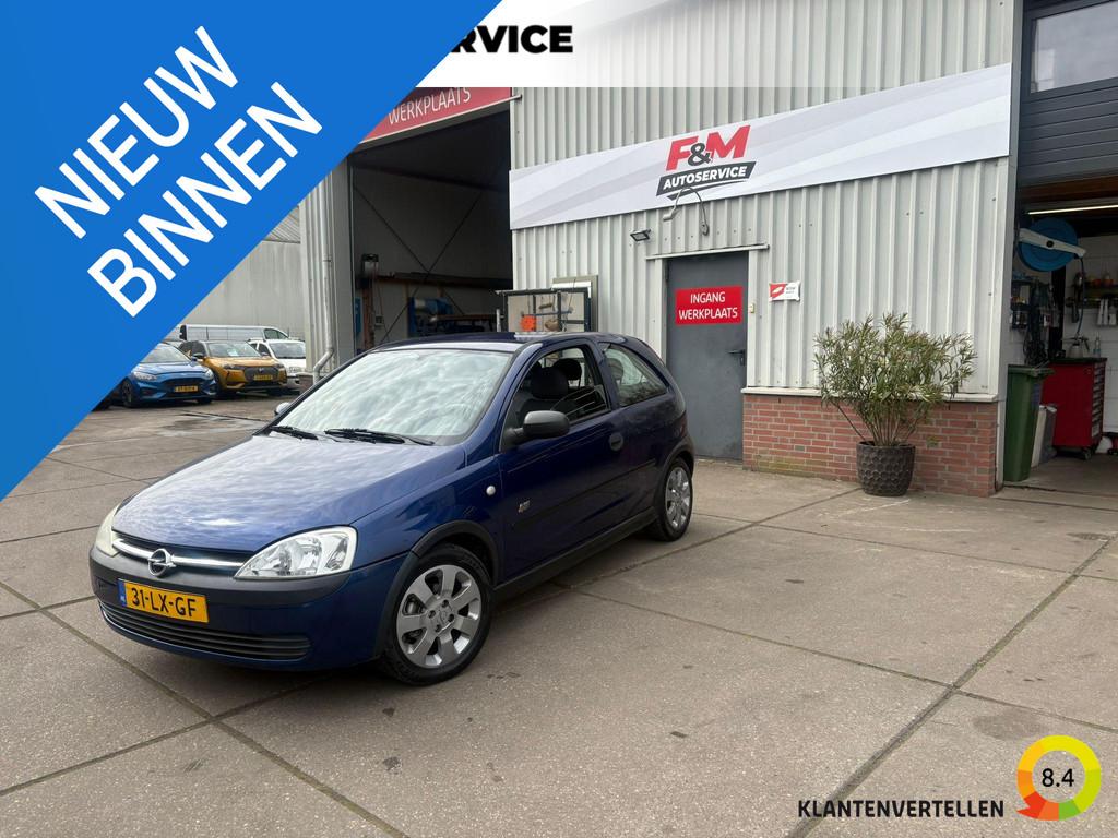 Opel Corsa 1.2-16V Sport Stoelverwarming, Voorwielaandrijving, Gebruikt, Blauw, Origineel Nederlands