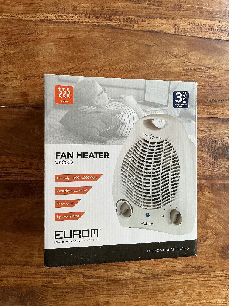 Ventilatorkacheltje, Huis en Inrichting, Kachels, Overige soorten, Elektrisch, Ophalen of Verzenden, Zo goed als nieuw